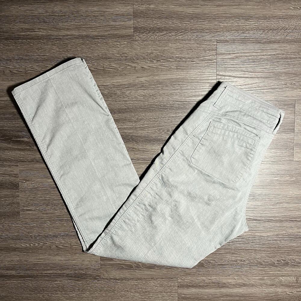 KUHL Cabo Pants Women's 4 REG Gray Linen Blend Hiking Travel Outdoor Stretch EUC
